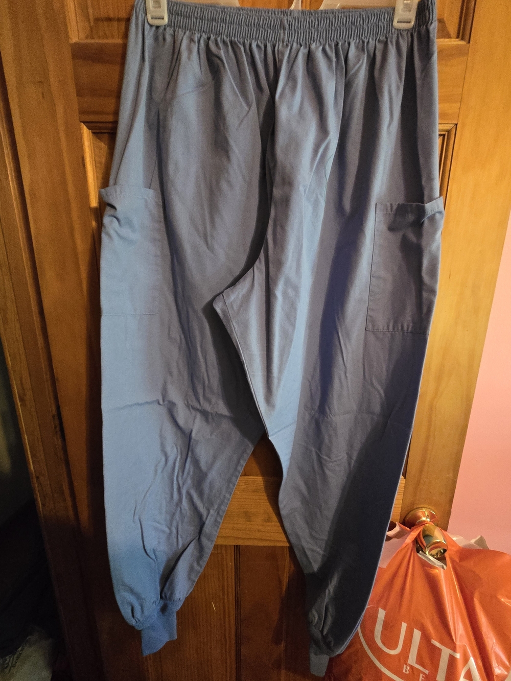 Unisex Scrub Pants in Slate Blue